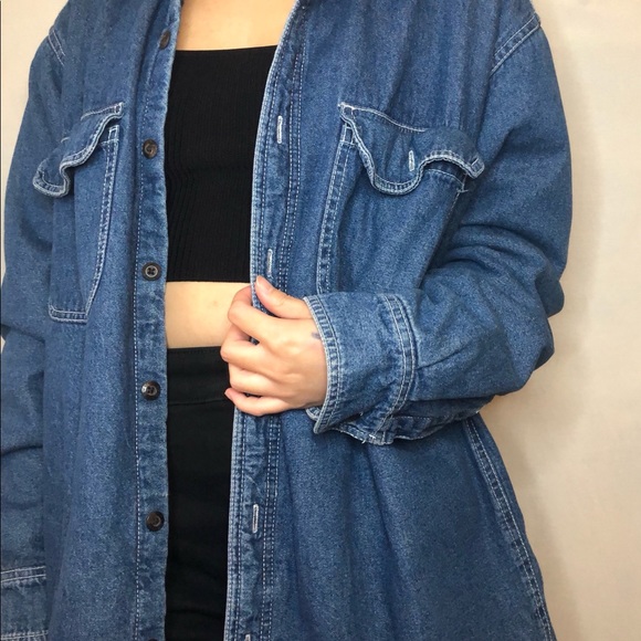 Levi’s Flannel lined Denim Jacket - Picture 2 of 8